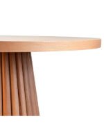 Acantus Natural Ahşap Yemek Masası 100x100 - Görsel 3