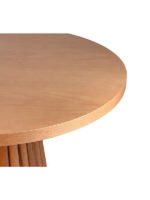 Acantus Natural Ahşap Yemek Masası 110x110 - Görsel 4