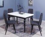Antik Açılır Yemek Masası 90x140 - Görsel 5