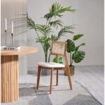 Arya Yuvarlak Ahşap Bohem Masa 120x120 - Görsel 12