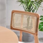 Arya Yuvarlak Ahşap Bohem Masa 130x130 - Görsel 13