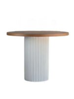 Arya Yuvarlak Ahşap Bohem Masa 130x130 - Görsel 19