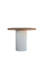 Arya Yuvarlak Ahşap Bohem Masa 130x130 - Görsel 21