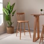 Ashbourne Ahşap Bar Sandalyesi