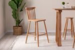 Ashbourne Ahşap Bar Sandalyesi - Görsel 8