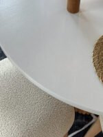 Aspendos İskandinav Natural Ahşap Masa Sandalye Takımı 90x90 - Görsel 4