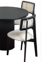 Aspendos İskandinav Natural Ahşap Masa Sandalye Takımı 90x90 - Görsel 22