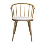 Bamboo Natural Ahşap Mutfak Sandalyesi - Görsel 9