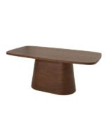 Barocco İtalyan Still Oval Ahşap Yemek Masası 100x190 - Görsel 13