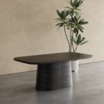 Barocco İtalyan Still Oval Ahşap Yemek Masası 100x190 - Görsel 25