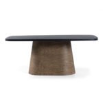 Barocco İtalyan Still Oval Ahşap Yemek Masası 100x200 - Görsel 4