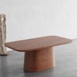 Barocco İtalyan Still Oval Ahşap Yemek Masası 100x200 - Görsel 10