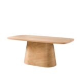 Barocco İtalyan Still Oval Ahşap Yemek Masası 100x200 - Görsel 23