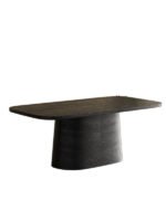 Barocco İtalyan Still Oval Ahşap Yemek Masası 100x200 - Görsel 24