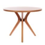 Berlin Natural Ahşap Masa Sandalye Takımı 100x100 - Görsel 4