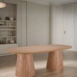 Bohenza Sabit Ahşap Yemek Masası 90x180