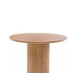 Breeze Yuvarlak Ahşap Bohem Masa 100x100