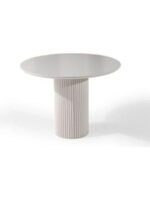 Breeze Yuvarlak Ahşap Bohem Masa 110x110 - Görsel 28