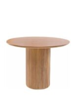 Breeze Yuvarlak Ahşap Bohem Masa 110x110 - Görsel 8