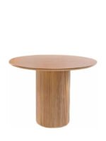 Breeze Yuvarlak Ahşap Bohem Masa 110x110 - Görsel 9