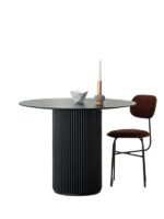 Breeze Yuvarlak Ahşap Bohem Masa 110x110 - Görsel 15