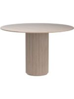 Breeze Yuvarlak Ahşap Bohem Masa 110x110 - Görsel 25