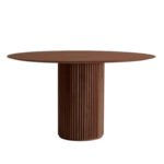 Breeze Yuvarlak Ahşap Bohem Masa 130x130 - Görsel 4