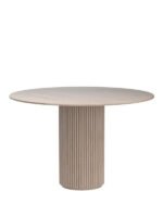 Breeze Yuvarlak Ahşap Bohem Masa 130x130 - Görsel 5