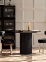 Breeze Yuvarlak Ahşap Bohem Masa 90x90 - Görsel 2