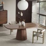 Castella İtalyan Still Oval Ahşap Yemek Masası 100x180