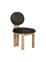 Coco İskandinav Teddy Natural Ahşap Bohem Sandalye - Görsel 3