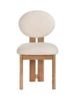 Coco İskandinav Teddy Natural Ahşap Bohem Sandalye - Görsel 12