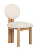 Coco İskandinav Teddy Natural Ahşap Bohem Sandalye - Görsel 13