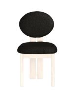 Coco İskandinav Teddy Natural Ahşap Bohem Sandalye