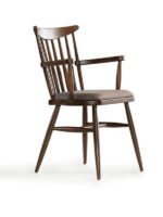 Cotswold Ahşap Kolçaklı Amerikan Retro Sandalye - Görsel 5