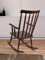 Dakota Rocker Amerikan Retro Ahşap Sallanır Sandalye - Görsel 13