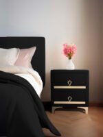 Doppia Linea Gold Komodin, İki Çekmeceli - Görsel 6