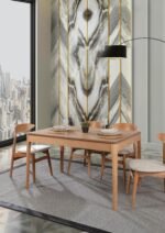 Dora Masif Ahşap Sandalye - Görsel 4