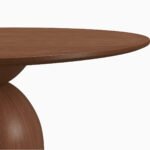 Elera İskandinav Doğal Ahşap Mutfak Masası 120x120 - Görsel 12