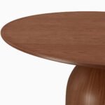 Elera İskandinav Doğal Ahşap Mutfak Masası 120x120 - Görsel 13