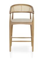 Gazel Hazeranlı Ahşap Bar Sandalyesi - Görsel 2