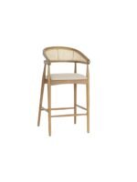 Gazel Hazeranlı Ahşap Bar Sandalyesi - Görsel 4