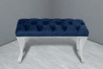 Gazzini Classic Chester Model Kapitoneli Puf, Beyaz - Görsel 37
