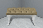 Gazzini Classic Chester Model Kapitoneli Puf, Beyaz - Görsel 41