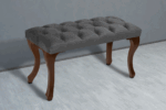 Gazzini Classic Chester Model Kapitoneli Puf, Ceviz - Görsel 2