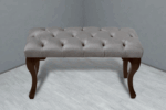 Gazzini Classic Chester Model Kapitoneli Puf, Ceviz - Görsel 25