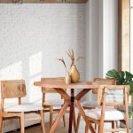 Haven Pergel Natural Ahşap Yemek Masası 90x90