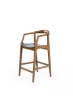 Helsinki İskandinav Ahşap Bar Sandalyesi - Görsel 5