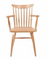 Hudson Amerikan Retro Ahşap Sandalye - Görsel 9