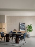 İmperial İtalyan Still Oval Ahşap Yemek Masası 100x210